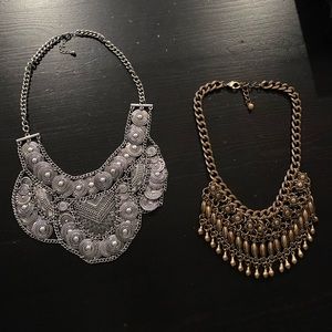 ⛔️SOLD⛔️Boho chunky statement bib necklaces